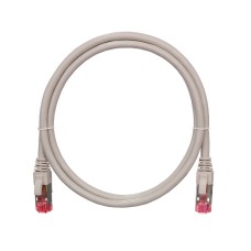 Шнур коммутационный 2хRJ45/8P8C S/FTP кат.6A (NMC-PC4SA55B-015-C-GY) NIKOMAX (1.5 м)