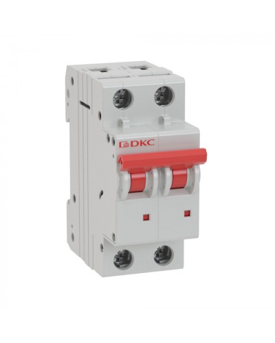 Выключатель автоматический модульный YON MD63 2P 2А C 6kA DKC (md63-2c2-6) в Нефтеюганске Электротехническое оборудование Pintop.ru