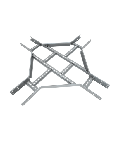 Х-разветвитель лестничный 80х150х1,2 мм Быстрый монтаж HD КМ-Профиль (LXDS80-150-1.2 HD) в Нефтеюганске Аксессуары для лотков Pintop.ru