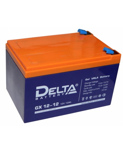Аккумулятор свинцово-кислотный Delta GX 12-12 в Нефтеюганске Электротехническое оборудование Pintop.ru