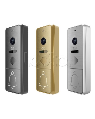 Панель вызывная CTV-D4004FHD (золото) в Нефтеюганске Вызывные видеопанели малоабонентные Pintop.ru