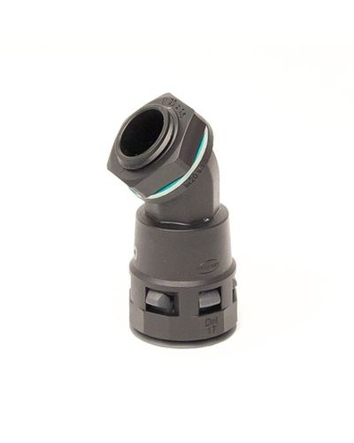 Монтажный комплект муфта 45 грд. труба-коробка DN 48 мм, М50х1,5, полиамид, цвет черный DKC PACL48M50N в Нефтеюганске Крепеж: Дюбели, шурупы, саморезы Pintop.ru