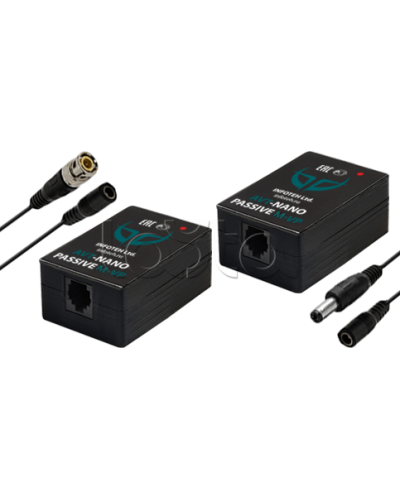 Комплект для передачи видеосигнала Инфотех AVT-Nano Passive M/VP в Нефтеюганске Видеоусилители, Модуляторы, Делители Pintop.ru