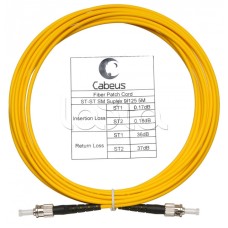 Шнур оптический simplex ST-ST 9/125 sm 15м LSZH Cabeus FOP(s)-9-ST-ST-15m