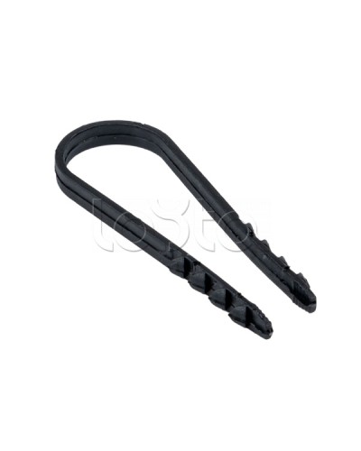 Дюбель-хомут для круглого кабеля (19-25мм) черный (50шт.) EKF PROxima (plc-ncs50-19x25b) в Нефтеюганске Крепеж: Дюбели, шурупы, саморезы Pintop.ru