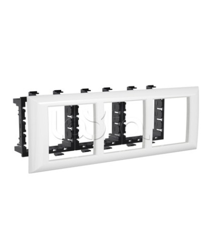 Рамка-суппорт Avanti белый для In-liner Front, 6 мод. DKC 4400916 в Нефтеюганске Аксессуары для лотков Pintop.ru