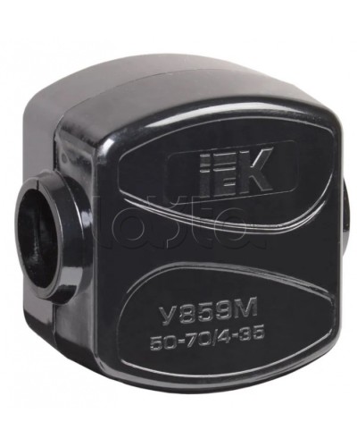 Зажим кабельный ответвительный У-859М (50-70/4-35мм2) IP20 IEK (UKZ-ZO-859M) в Нефтеюганске Клеммные колодки Pintop.ru