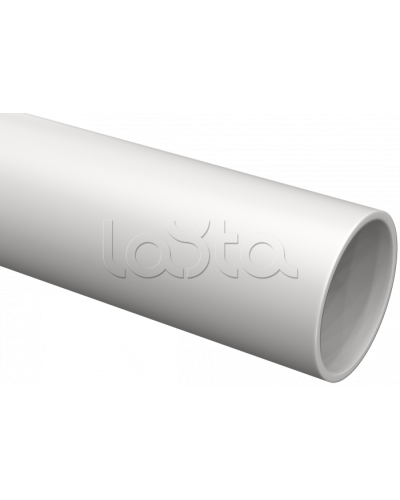 Труба гладкая жесткая ПВХ d=25 белая 2м (50м/компл) IEK (CTR10-025-K01-2-050) в Нефтеюганске Гладкая труба Pintop.ru