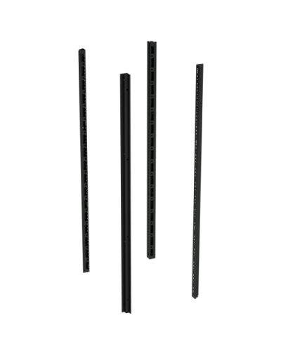 Стойки вертикальные для 19 IT-CQE, В=2000мм, 4шт, RAL9005 DKC (R5KMN20B) в Нефтеюганске Аксессуары для стоек и шкафов Pintop.ru