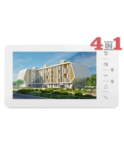 Монитор цветного видеодомофона Tantos Prime HD (White) в Нефтеюганске Абонентские видеоустройства Pintop.ru