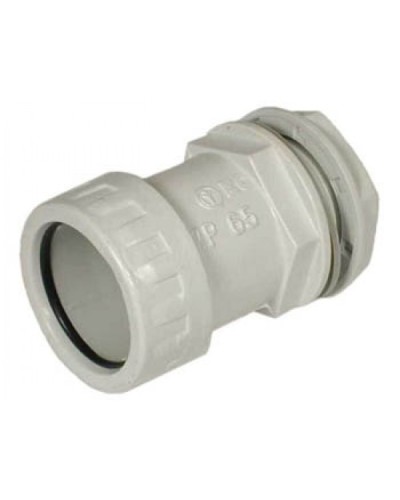 Муфта «труба-коробка» D25 мм , без галогена Экопласт 42725HF в Нефтеюганске Аксессуары для труб (ОКЛ) Экопласт Pintop.ru