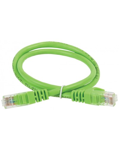 ITK Коммутационный шнур (патч-корд), кат.5Е UTP, 3м, зеленый (PC02-C5EU-3M) в Нефтеюганске Патч-корды и пигтейлы Pintop.ru