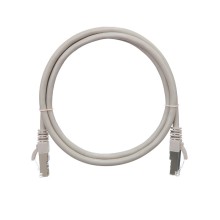 Шнур коммутационный 2хRJ45/8P8C F/UTP кат.5е (NMC-PC4SD55B-030-GY) NIKOMAX (3 м)