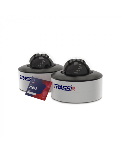 Комплект облачного видеонаблюдения TRASSIR W2D5Street в Нефтеюганске IP-камеры Pintop.ru