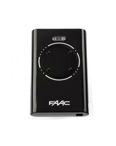 Брелок-передатчик 4-канальный Faac 7870101 (черный) в Нефтеюганске Устройства радиоуправления для шлагбаумов и автоматики Pintop.ru