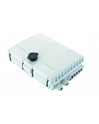 Бокс оптический настенный FTTx, IP65, 16 адаптеров, белый Eurolan (48P-00-16-65WT) в Нефтеюганске Проходные адаптеры и розетки оптические Pintop.ru