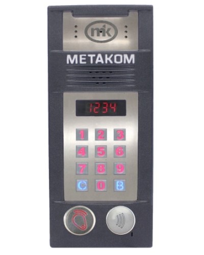 Многоабонентый антивандальный блок вызова со встроенной видеокамерой Метаком MК2018-RFMFСV в Нефтеюганске Блоки вызова многоабонентные Pintop.ru