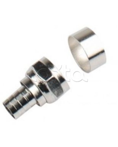 Штекер F-разъем под обжим (RG59) LAZSO APFC12-RG59(100) в Нефтеюганске Коннекторы Pintop.ru