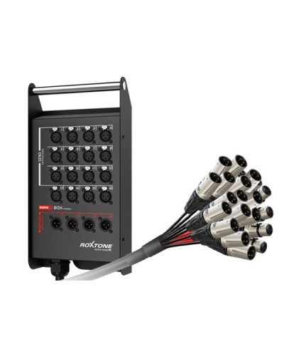 Кабель многожильный со сценической коробкой, с разъемами Roxtone+Neutrik ROXTONE STBN1604L35 в Нефтеюганске Аксессуары для СОУЭ Pintop.ru