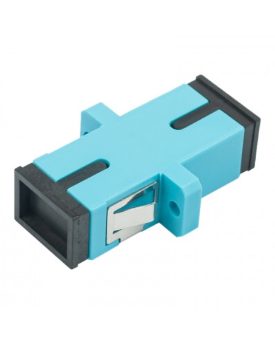 Адаптер оптический проходной SC-SC, OM3, симплекс (simplex), бирюзовый Datarex DR-540023 в Нефтеюганске Коммутационные изделия Pintop.ru