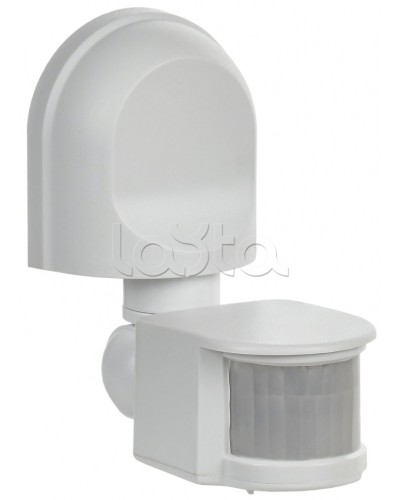 Датчик движения ДД-008 1100Вт 180град 12м IP44 белый IEK (LDD10-008-1100-001) в Нефтеюганске Дополнительное оборудование для ОПС Pintop.ru