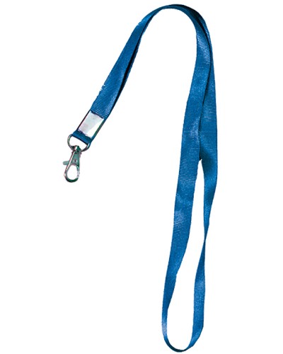 Лента шёлковая с металлическим карабином-защёлкой Tantos TS-STR (blue) в Нефтеюганске Дополнительное оборудование для СКУД Pintop.ru