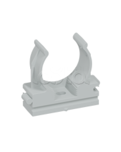 CFQ32 Держатель (клипса) для труб, для монтажного пистолета D32мм, цвет чёрн. (1уп=10шт) Экопласт (41532-10BL) в Нефтеюганске Держатели, клипсы, скобы Pintop.ru