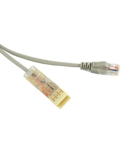 Патч-корд Hyperline PC-110-RJ45-2P-CX-1M-LSZH-GY в Нефтеюганске Патчкорды (медные) Pintop.ru