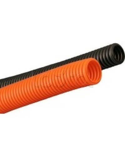 Труба гофрированная ПНД 20 мм без зонда тяжёлая цвет оранжевый DKC 70520 в Нефтеюганске Труба гофрированная Pintop.ru