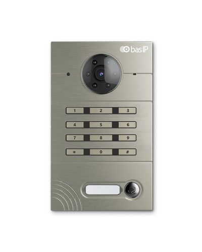 Панель вызывная BAS-IP AV-01KD GREY в Нефтеюганске Вызывные видеопанели малоабонентные Pintop.ru