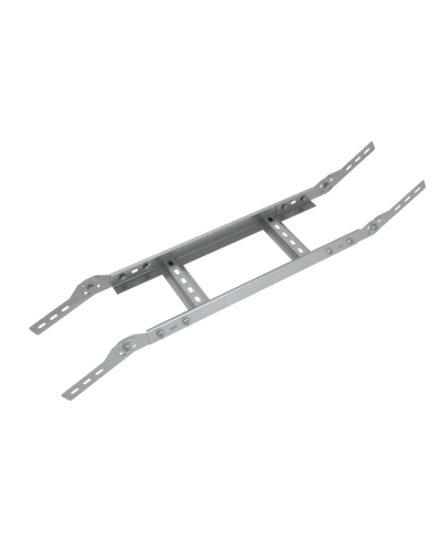 Вертикальный шарнирный угол 100х500х1,2 мм КМ-Профиль (LSHL100-500-1.2) в Нефтеюганске Аксессуары для лотков Pintop.ru
