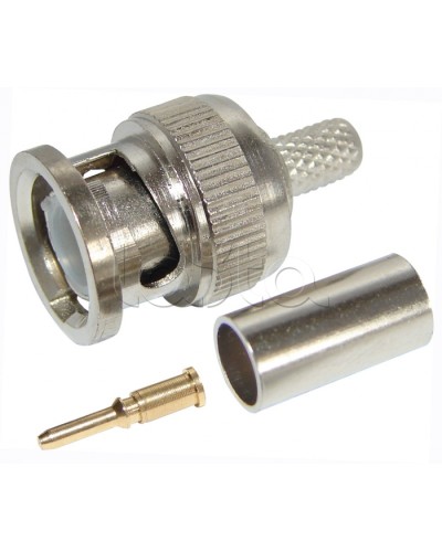 Разъем штекер BNC RG-59 обжим (01-001B) (100шт/уп) REXANT 05-3002 в Нефтеюганске Коннекторы Pintop.ru