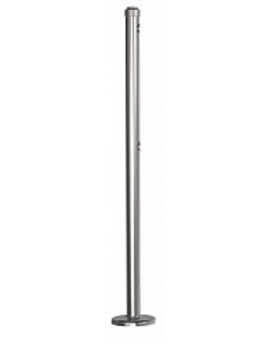 Стойка стационарная хромированная Ростов-Дон ОБ1/0-0 ХРОМ в Нефтеюганске Ограждения Pintop.ru