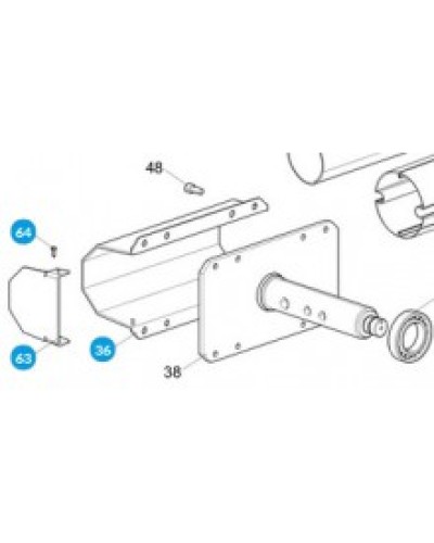 Основание блока управления ZL37 Came 319149 в Нефтеюганске Запчасти для шлагбаумов и автоматики Pintop.ru