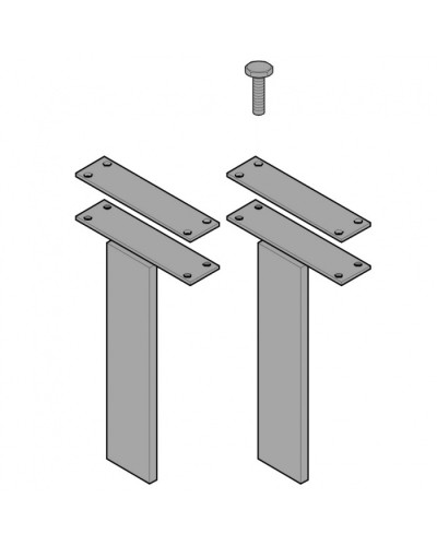 Кронштейны крепления створок C003 Came 119RICX014 в Нефтеюганске Запчасти для шлагбаумов и автоматики Pintop.ru