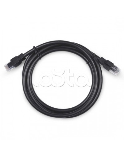 Патч-корд U/UTP, категория 6a, 2xRJ45/8p8c, неэкран. армир. гофр. стальной лентой, черный, РЕ, внешний, 3м Cabeus PC-ARM-UTP-RJ45-Cat.6a-3m-PE в Нефтеюганске Патчкорды (медные) Pintop.ru