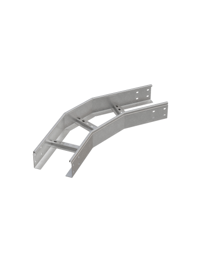 Угол лестничный горизонтальный 45 гр. 100х700х1,5 мм N КМ-профиль (LGL45-100-700-1.5 N) в Нефтеюганске Аксессуары для лотков Pintop.ru