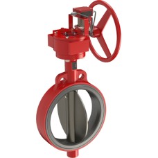 Затвордисковый с ручным приводом с контролем положения УКПЗА Спецавтоматика 3т 200/1,6(Р)-Ф.У3.1-"АМК-200v1"