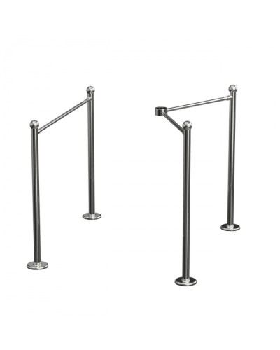 Ограждение прямое Ростов-Дон ОП-Р (Хром) в Нефтеюганске Ограждения Pintop.ru