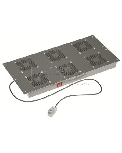 Потолочный вентиляторный модуль, с термостатом 6 вент. для крыши Ш= 600мм DKC R5VSIT6006FT в Нефтеюганске Вентиляторные модули Pintop.ru