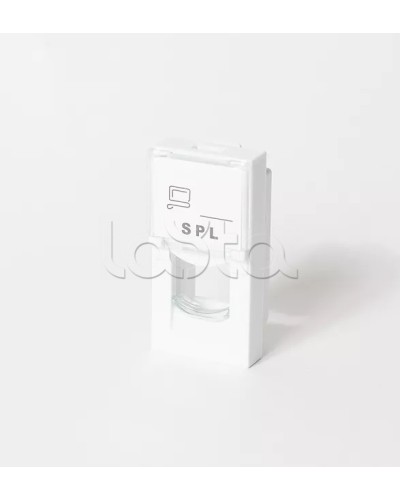 Лицевая панель 45x22,5 мм, для 1 модуля Keystone SPL (500019) в Нефтеюганске Аксессуары для кабель-канала Pintop.ru