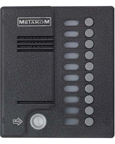 Блок вызова домофона Метаком MК10.2-TM4EV в Нефтеюганске Вызывные видеопанели малоабонентные Pintop.ru