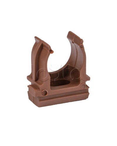 Крепеж-клипса d25 мм (10 шт) темное дерево EKF-Plast (derj-z-25d) в Нефтеюганске Держатели, клипсы, скобы Pintop.ru