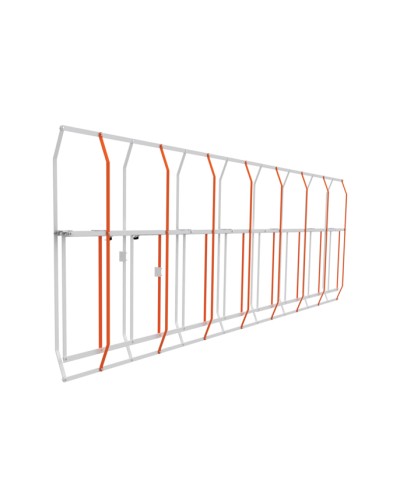 Шторка стрелы шлагбаумов GT высотой 1,3 м (модуль 1721 мм) Came 803XA-0350 в Нефтеюганске Запчасти для шлагбаумов и автоматики Pintop.ru