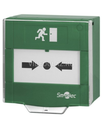 Устройство разблокировки двери с восстанавливаемой вставкой Smartec ST-ER105D-GN в Нефтеюганске Кнопки выхода Pintop.ru