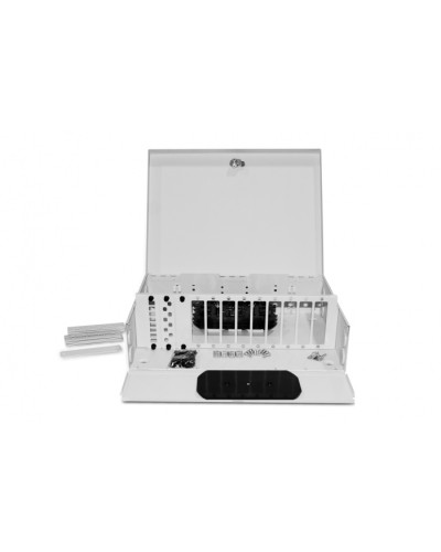 Бокс оптический Hyperline FO-WBX-12xSLT-W140H42-96UN-GY в Нефтеюганске Кросс оптический Pintop.ru