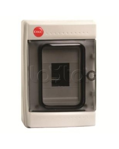 Щиток настенный с дверцей, 4 модуля, IP65, цвет серый DKC 85604 в Нефтеюганске Боксы для автоматов Pintop.ru