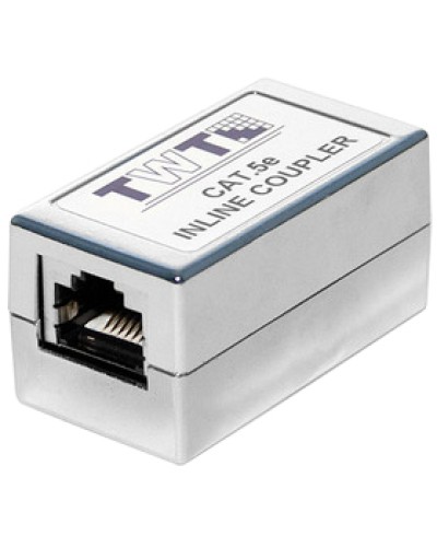 Соединитель 2-х портов RJ-45, экранированный, категории 5е TWT TWT-CP45STP5E в Нефтеюганске Проходные адаптеры Pintop.ru