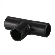 Тройник (2 част.) для труб D25мм (черный)Экопласт (41325-BL) - TI20G Тройник (2 част.) для труб D25мм, цвет чёрныйЭкопласт