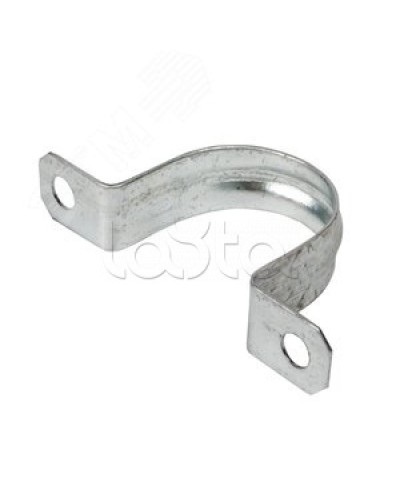 Скоба металл.двухлапковая d38-40мм IEK (CMAT11-38-100) в Нефтеюганске Держатели, клипсы, скобы Pintop.ru